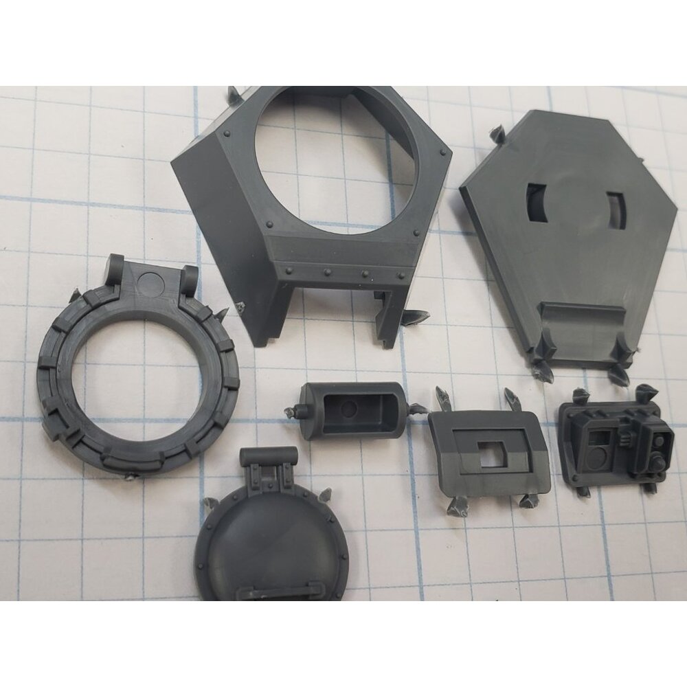Warhammer 40k Astra Militarum Bits Chimera Tank Turret w Gun Mount Set - Picture 3 of 5